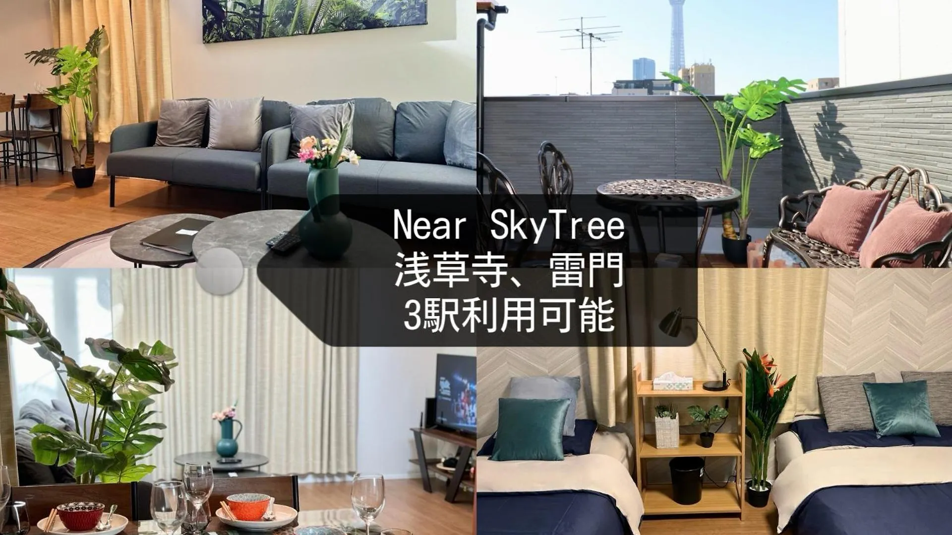 Sky Terrace 新築独栋戸建 阳光露台观景天空树 Villa Tokyo 0*,